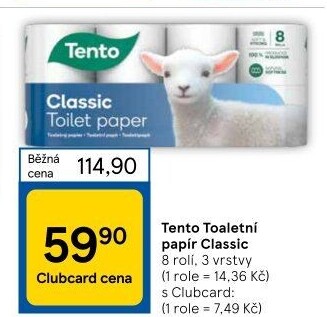 Toaletní papír 3vrstvý Tento