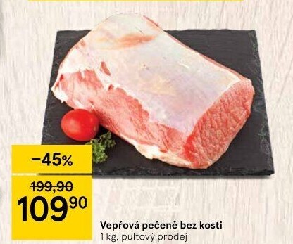 Vepřová pečeně bez kosti