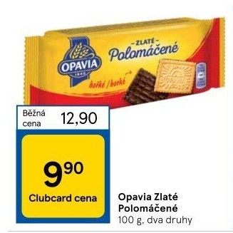 Zlaté polomáčené Opavia