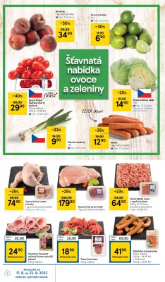 akční leták Tesco 17.8.2022-23.8.2022