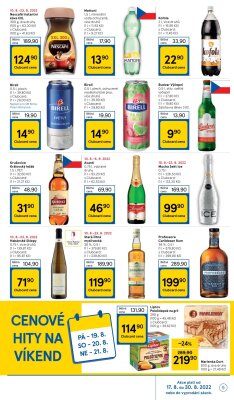 akční leták Tesco 17.8.2022-23.8.2022