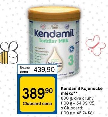 Kojenecká výživa Kendamil