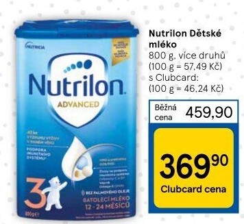 Kojenecká výživa Nutrilon