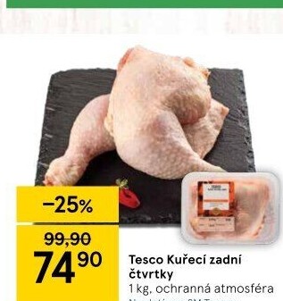 Kuřecí čtvrtky Tesco