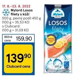 Losos filety mražený Mylord