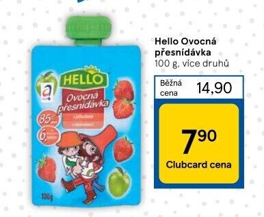 Ovocná kapsička Hello