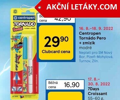 Roller Tornado + zmizík Centropen