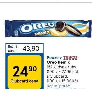 Sušenky Remix Oreo