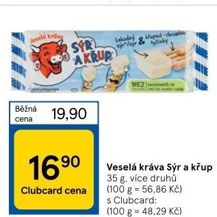 Sýr a křup Veselá kráva