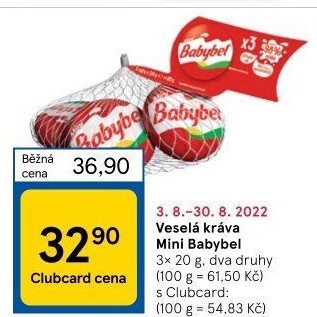 Sýr Mini Babybel Veselá kráva