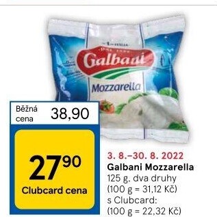 Sýr Mozzarella Galbani