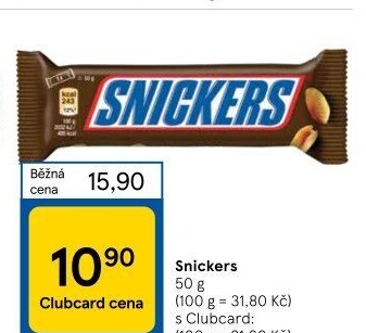 Tyčinka Snickers