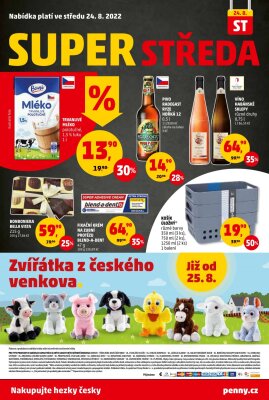 akční leták Penny Market 18.8.2022-24.8.2022