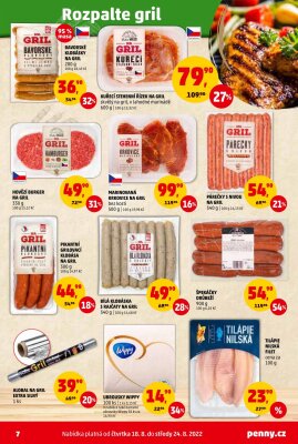 akční leták Penny Market 18.8.2022-24.8.2022