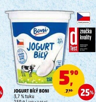 Bílý jogurt Boni