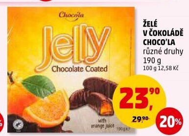 Bonboniera ovocné želé v čokoládě Choco'
