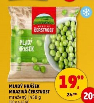 Hrášek mražený Mrazivá Čerstvost