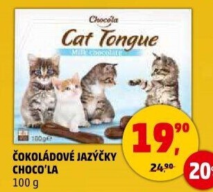 Jazýčky čokoládové Choco'
