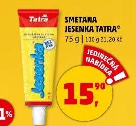 Mléko kondenzované Jesenka Tatra