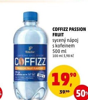 Ochucená voda kofeinová Coffizz Tchibo