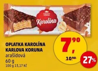 Oplatka Karolína Karlova Koruna