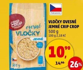 Ovesné vločky Crip Crop