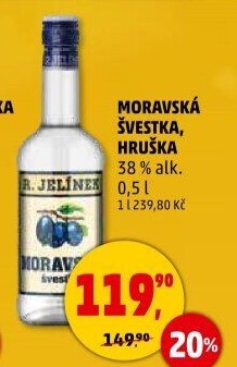 Pálenka Švestka Moravská Rudolf Jelínek