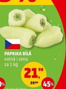 Paprika bílá