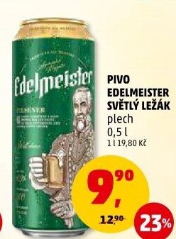 Pivo světlý ležák Pilsner Edelmeister