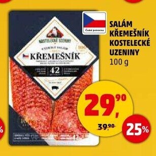 Salám Křemešník kostelecký Kostelecké uzeniny