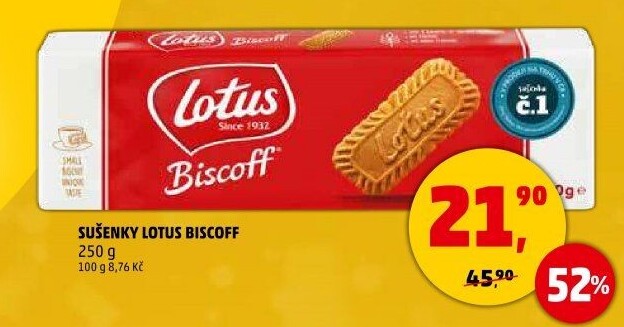 Sušenky Biscoff Lotus