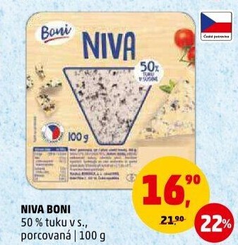 Sýr Niva 50% Boni