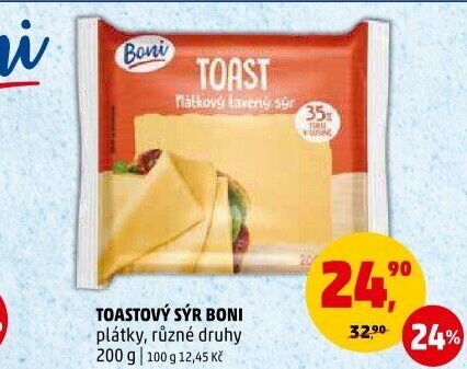 Sýr tavený toast Boni