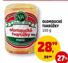 Sýr tvarůžky olomoucké A.W.