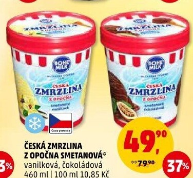 Zmrzlina z Opočna Bohemilk