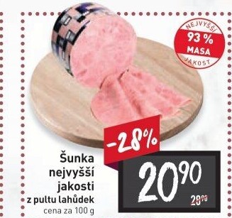 Šunka nejvyšší jakosti