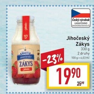 Zákys Jihočeský ochucený Madeta