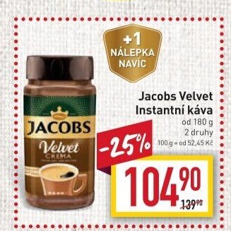 Instantní káva Jacobs Velvet