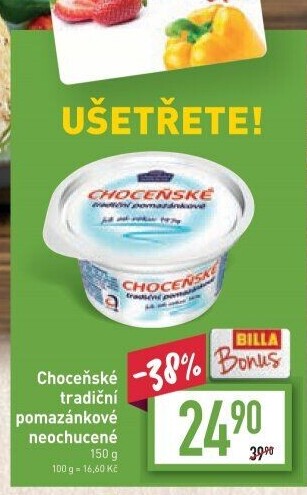 Tradiční pomazánkové Choceňské