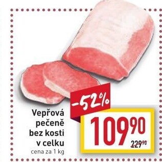 Vepřová pečeně bez kosti