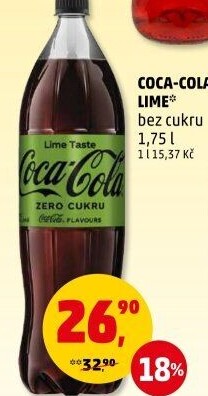 Coca Cola Zero ochucená