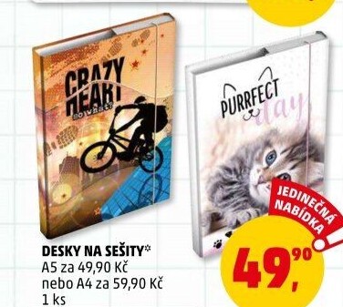 Desky na sešity A5