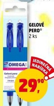 Gelové pero Omega MFP paper