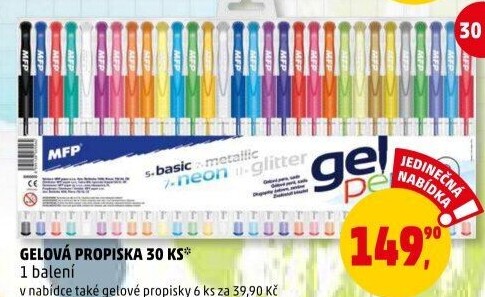Gelové tužky MFP paper