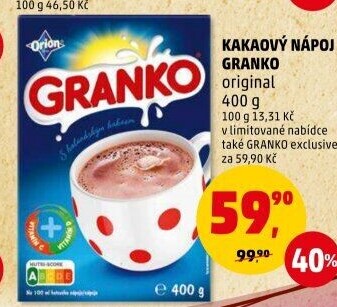 Instantní kakao Granko