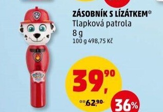 Lízátko Paw Patrol