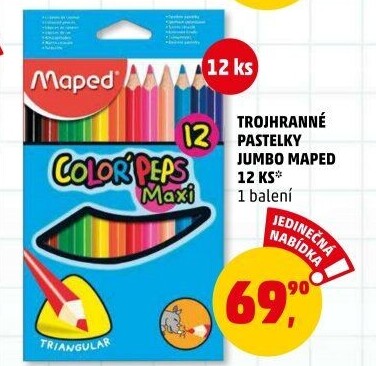 Pastelky Jumbo Maped