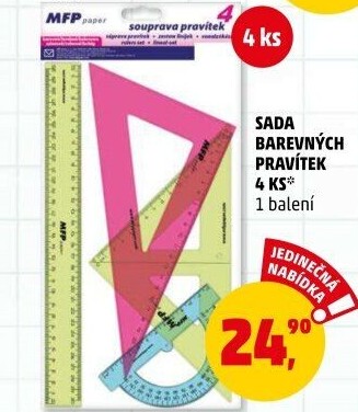 Sada pravítek MFP paper