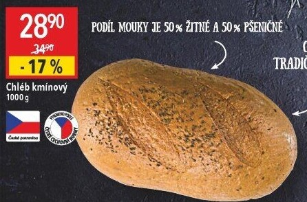 Chléb kmínový