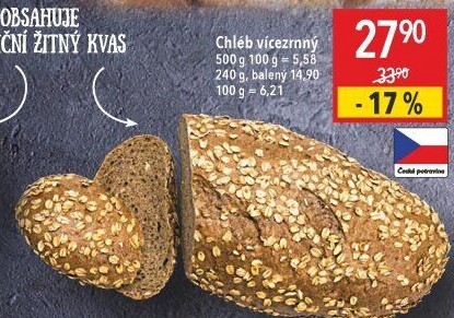 Chléb vícezrnný